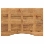 vidaXL Blat birou cu decupaj curbat 80x50x2,5 cm lemn masiv mango brut vidaXL Blat birou cu decupaj curbat 80x50x2,5 cm lemn masiv mango brut