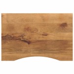 vidaXL Blat birou cu decupaj curbat 90x50x2,5 cm lemn masiv mango brut vidaXL Blat birou cu decupaj curbat 90x50x2,5 cm lemn masiv mango brut