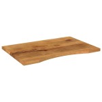 vidaXL Blat birou cu decupaj curbat 100x50x2,5cm lemn masiv mango brut vidaXL Blat birou cu decupaj curbat 100x50x2,5cm lemn masiv mango brut