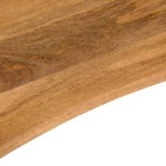 vidaXL Blat birou cu decupaj curbat 100x50x2,5cm lemn masiv mango brut vidaXL Blat birou cu decupaj curbat 100x50x2,5cm lemn masiv mango brut