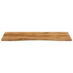vidaXL Blat birou cu decupaj curbat 120x50x2,5cm lemn masiv mango brut