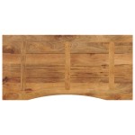 vidaXL Blat birou cu decupaj curbat 120x50x2,5cm lemn masiv mango brut