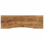 vidaXL Blat birou cu decupaj curbat 160x50x2,5cm lemn masiv mango brut