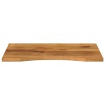 vidaXL Blat birou cu decupaj curbat 90x60x2,5 cm lemn masiv mango brut vidaXL Blat birou cu decupaj curbat 90x60x2,5 cm lemn masiv mango brut