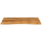 vidaXL Blat birou cu decupaj curbat 100x80x2,5cm lemn masiv mango brut vidaXL Blat birou cu decupaj curbat 100x80x2,5cm lemn masiv mango brut