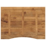 vidaXL Blat birou cu decupaj curbat 100x80x2,5cm lemn masiv mango brut vidaXL Blat birou cu decupaj curbat 100x80x2,5cm lemn masiv mango brut