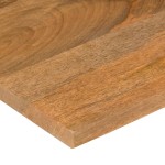 vidaXL Blat birou cu decupaj curbat 100x80x2,5cm lemn masiv mango brut vidaXL Blat birou cu decupaj curbat 100x80x2,5cm lemn masiv mango brut