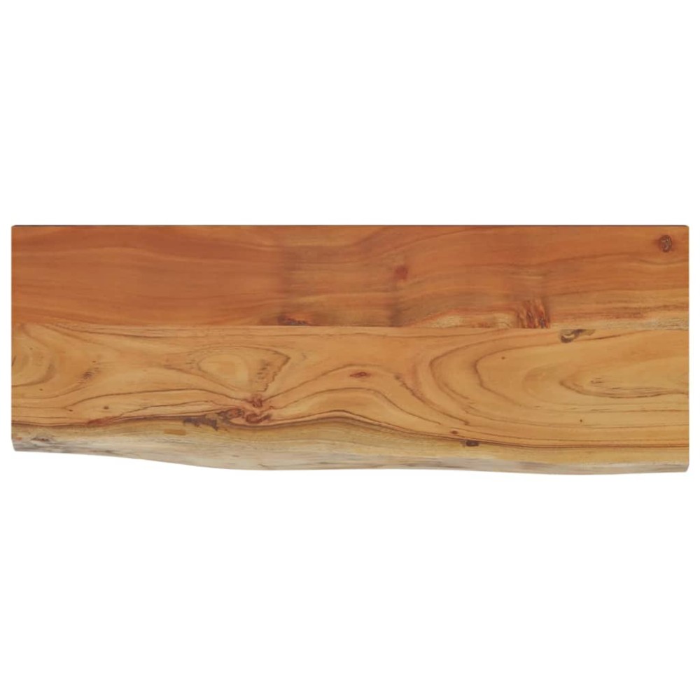vidaXL Raft perete 50x20x2,5 cm dreptunghiular lemn acacia margine vie