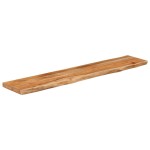 vidaXL Raft perete 90x20x2,5 cm dreptunghiular lemn acacia margine vie vidaXL Raft perete 90x20x2,5 cm dreptunghiular lemn acacia margine vie