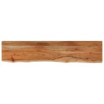 vidaXL Raft perete 100x20x2,5cm dreptunghiular lemn acacia margine vie vidaXL Raft perete 100x20x2,5cm dreptunghiular lemn acacia margine vie