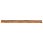 vidaXL Raft perete 100x20x2,5cm dreptunghiular lemn acacia margine vie vidaXL Raft perete 100x20x2,5cm dreptunghiular lemn acacia margine vie