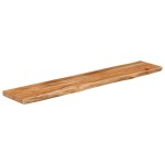 vidaXL Raft perete 120x20x2,5cm dreptunghiular lemn acacia margine vie