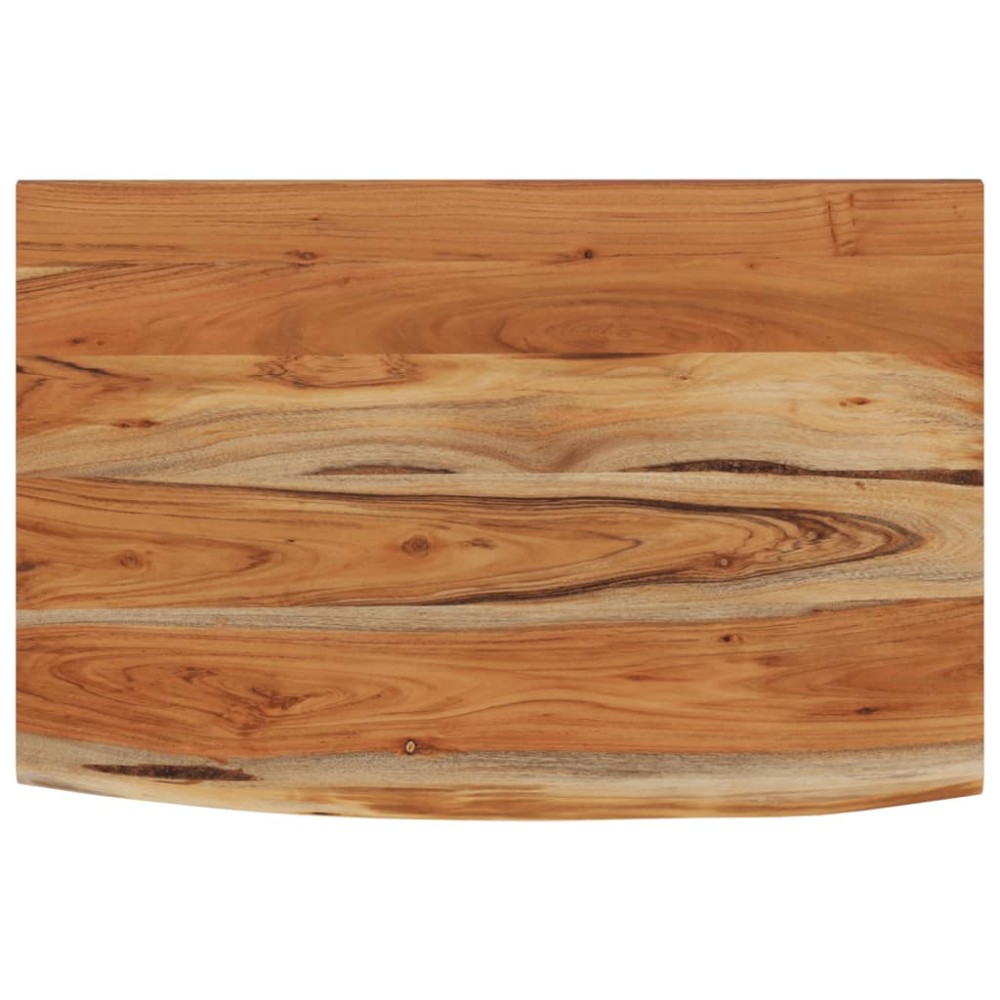 vidaXL Raft perete 50x30x2,5 cm dreptunghiular lemn acacia margine vie