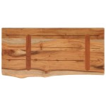 vidaXL Raft perete 60x30x2,5 cm dreptunghiular lemn acacia margine vie vidaXL Raft perete 60x30x2,5 cm dreptunghiular lemn acacia margine vie