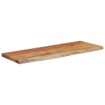 vidaXL Raft perete 70x30x2,5 cm dreptunghiular lemn acacia margine vie vidaXL Raft perete 70x30x2,5 cm dreptunghiular lemn acacia margine vie