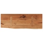 vidaXL Raft perete 70x30x2,5 cm dreptunghiular lemn acacia margine vie vidaXL Raft perete 70x30x2,5 cm dreptunghiular lemn acacia margine vie