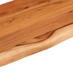 vidaXL Raft perete 90x30x2,5 cm dreptunghiular lemn acacia margine vie vidaXL Raft perete 90x30x2,5 cm dreptunghiular lemn acacia margine vie