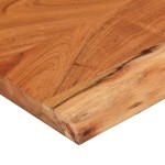vidaXL Raft perete 90x30x2,5 cm dreptunghiular lemn acacia margine vie vidaXL Raft perete 90x30x2,5 cm dreptunghiular lemn acacia margine vie