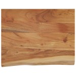 vidaXL Raft perete 50x40x2,5 cm dreptunghiular lemn acacia margine vie vidaXL Raft perete 50x40x2,5 cm dreptunghiular lemn acacia margine vie