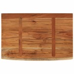 vidaXL Raft perete 70x40x2,5 cm dreptunghiular lemn acacia margine vie vidaXL Raft perete 70x40x2,5 cm dreptunghiular lemn acacia margine vie