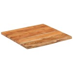 vidaXL Blat de baie, 60x60x2,5 cm, pătrat, lemn masiv acacia vidaXL Blat de baie, 60x60x2,5 cm, pătrat, lemn masiv acacia