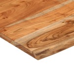 vidaXL Blat de baie, 60x60x2,5 cm, pătrat, lemn masiv acacia vidaXL Blat de baie, 60x60x2,5 cm, pătrat, lemn masiv acacia