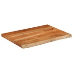 vidaXL Blat de baie, 70x60x2,5 cm, dreptunghiular, lemn masiv acacia vidaXL Blat de baie, 70x60x2,5 cm, dreptunghiular, lemn masiv acacia