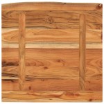 vidaXL Blat birou 80x80x2,5 cm, pătrat, lemn masiv acacia margine vie