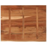 vidaXL Blat birou 90x80x2,5 cm dreptunghiular lemn acacia margine vie