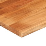 vidaXL Blat birou 90x80x2,5 cm dreptunghiular lemn acacia margine vie