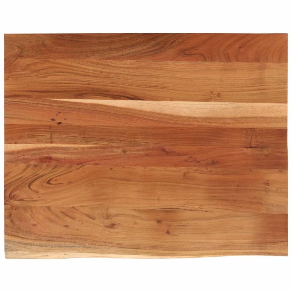 vidaXL Blat birou 100x80x2,5 cm dreptunghiular lemn acacia margine vie