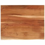 vidaXL Blat birou 100x80x2,5 cm dreptunghiular lemn acacia margine vie vidaXL Blat birou 100x80x2,5 cm dreptunghiular lemn acacia margine vie