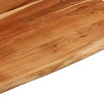vidaXL Blat birou 100x80x2,5 cm dreptunghiular lemn acacia margine vie vidaXL Blat birou 100x80x2,5 cm dreptunghiular lemn acacia margine vie