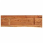 vidaXL Raft perete 70x20x3,8 cm dreptunghiular lemn acacia margine vie vidaXL Raft perete 70x20x3,8 cm dreptunghiular lemn acacia margine vie