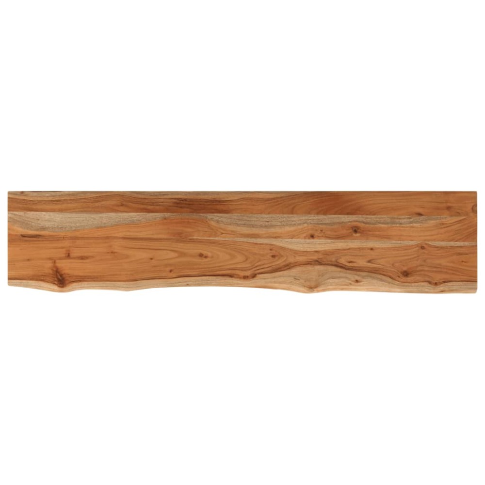 vidaXL Raft perete 110x20x3,8cm dreptunghiular lemn acacia margine vie
