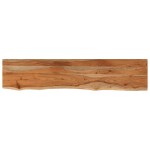vidaXL Raft perete 110x20x3,8cm dreptunghiular lemn acacia margine vie vidaXL Raft perete 110x20x3,8cm dreptunghiular lemn acacia margine vie