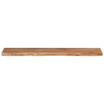 vidaXL Raft perete 110x20x3,8cm dreptunghiular lemn acacia margine vie vidaXL Raft perete 110x20x3,8cm dreptunghiular lemn acacia margine vie