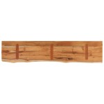 vidaXL Raft perete 110x20x3,8cm dreptunghiular lemn acacia margine vie vidaXL Raft perete 110x20x3,8cm dreptunghiular lemn acacia margine vie