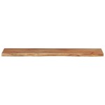 vidaXL Raft perete 120x20x3,8cm dreptunghiular lemn acacia margine vie vidaXL Raft perete 120x20x3,8cm dreptunghiular lemn acacia margine vie