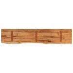 vidaXL Raft perete 120x20x3,8cm dreptunghiular lemn acacia margine vie vidaXL Raft perete 120x20x3,8cm dreptunghiular lemn acacia margine vie