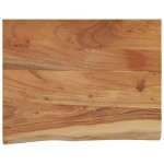 vidaXL Raft perete 40x30x3,8 cm dreptunghiular lemn acacia margine vie vidaXL Raft perete 40x30x3,8 cm dreptunghiular lemn acacia margine vie