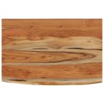 vidaXL Raft perete 50x30x3,8 cm dreptunghiular lemn acacia margine vie vidaXL Raft perete 50x30x3,8 cm dreptunghiular lemn acacia margine vie