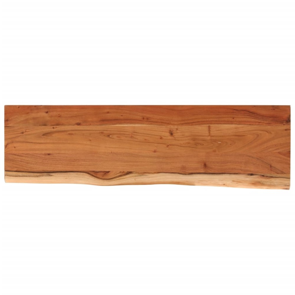 vidaXL Raft perete 100x30x3,8cm dreptunghiular lemn acacia margine vie