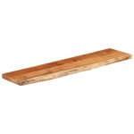vidaXL Raft perete 120x30x3,8cm dreptunghiular lemn acacia margine vie
