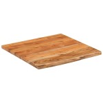 vidaXL Raft perete 40x40x3,8 cm pătrat lemn masiv acacia margine vie