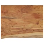 vidaXL Raft perete 50x40x3,8 cm dreptunghiular lemn acacia margine vie vidaXL Raft perete 50x40x3,8 cm dreptunghiular lemn acacia margine vie