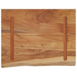 vidaXL Raft perete 50x40x3,8 cm dreptunghiular lemn acacia margine vie vidaXL Raft perete 50x40x3,8 cm dreptunghiular lemn acacia margine vie