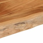 vidaXL Raft perete 50x40x3,8 cm dreptunghiular lemn acacia margine vie vidaXL Raft perete 50x40x3,8 cm dreptunghiular lemn acacia margine vie