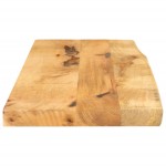 vidaXL Blat de masă margine naturală, 80x20x2,5 cm, lemn masiv mango vidaXL Blat de masă margine naturală, 80x20x2,5 cm, lemn masiv mango