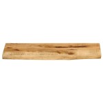 vidaXL Blat de masă margine naturală, 80x30x2,5 cm, lemn masiv mango